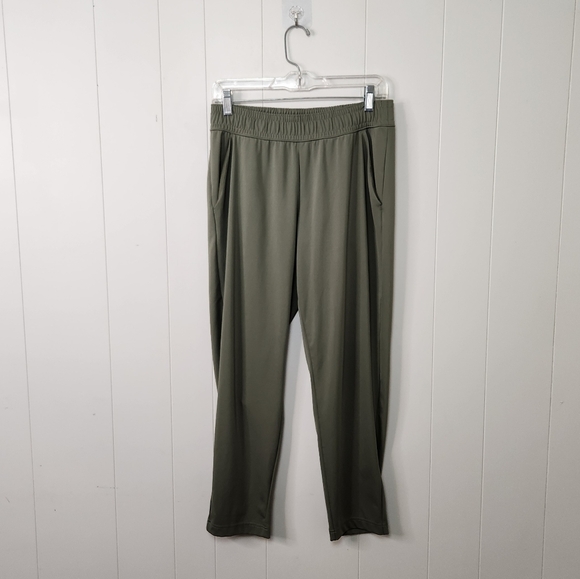 Columbia Green Pull On Pants Elastic Waistband Joggers Activewear Hiking Casual - Picture 11 of 11
